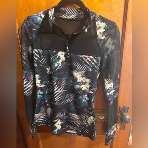 Zip up running top